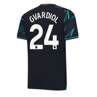 Fotballdrakt Herre Manchester City Josko Gvardiol #24 Tredjedrakt 2023-24 Kortermet